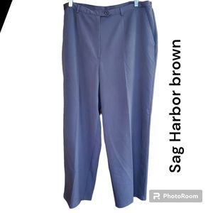 Sag Harbor women's brown dress pants 20 W